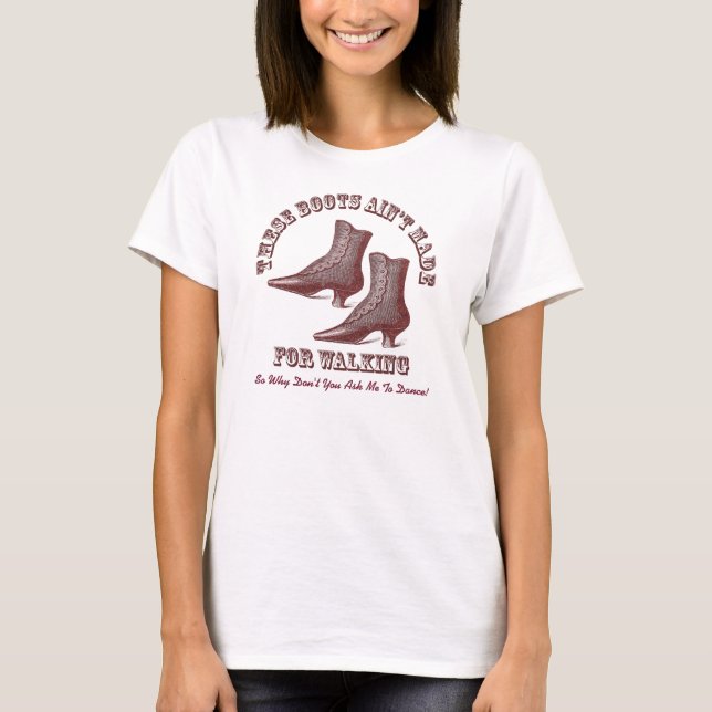T-shirt Demandez-moi de danser - la salle de bal, pays (Devant)