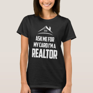 T-SHIRT DEMANDEZ-MOI MA CARTE JE SUIS RÉALISATEUR
