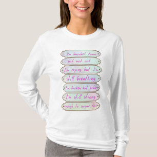 T-shirt Démantelé mais n'abandonnant pas