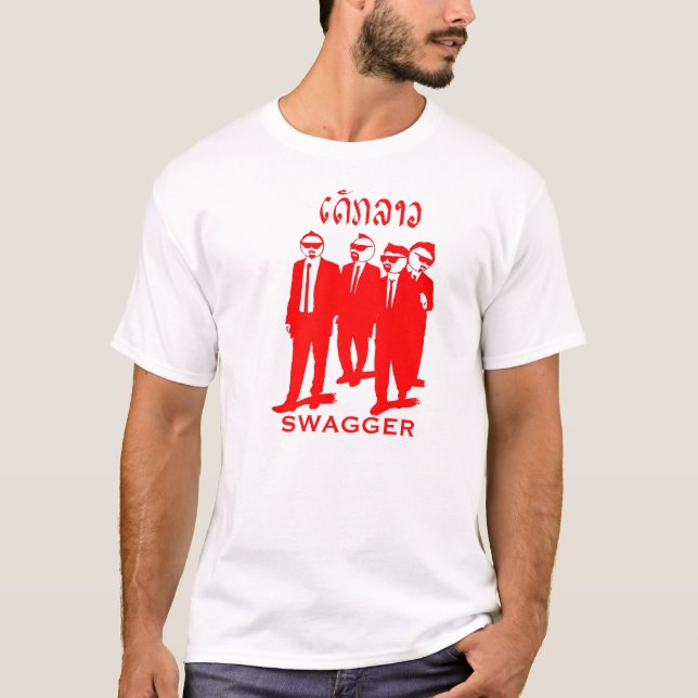 T-shirt Démarche assurée du Laotien de DEK (Devant)