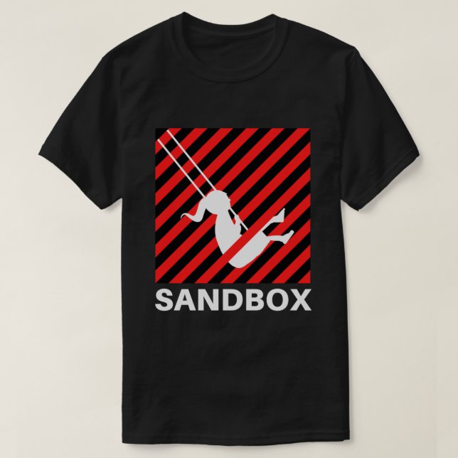 T-shirt Démarrage - Logo Sandbox (version noire) Classic T (Design devant)