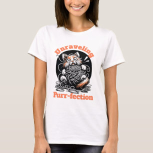 T-shirt Démêler la purr-fection : Cute Cat Tangled dans le