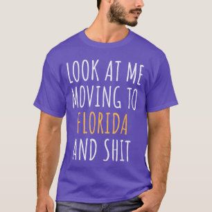 T-shirt Déménagement drôle hors de l'État s'éloignant de l