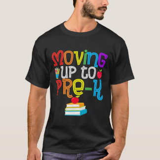 T-shirt Déménager Jusqu'À L'Enseignant Pré-K Diplôme D'Étu