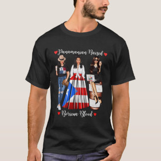 T-shirt Demi-Boricua Demi-Panaian Fort À Boricua Panama