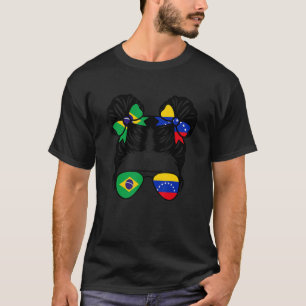 T-shirt Demi brésilienne moitié vénézuélienne fille Brésil