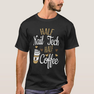 T-shirt Demi-café demi-ongle technologie
