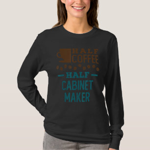 T-shirt Demi-café semi-fabricant d'armoires