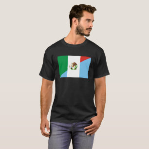T-shirt demi de symbole de pays de drapeau du Mexique