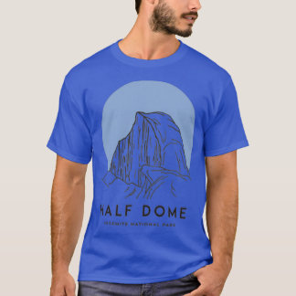 T-shirt Demi-Dome Yosemite Parc National Californie BLUE