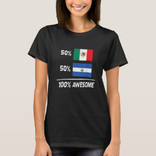T-shirt Demi-Mexicaine Semi-Pride Salvadorienne Mexique El