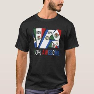 T-shirt Demi-Mexicaine Semi-Pride Salvadorienne Mexique El