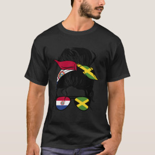 T-shirt Demi Paraguayen Demi Jamaïcain Mélanger Paraguay E