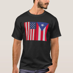 T-shirt Demi-Porto-Rico Porto Rico Américaine