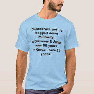 T-shirt Démocrate - aucune stratégie de sortie