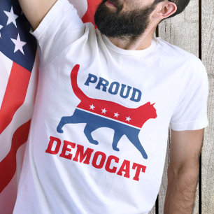 T-shirt Démocrate fier