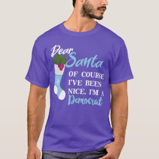 T-shirt Démocrate Noël drôle