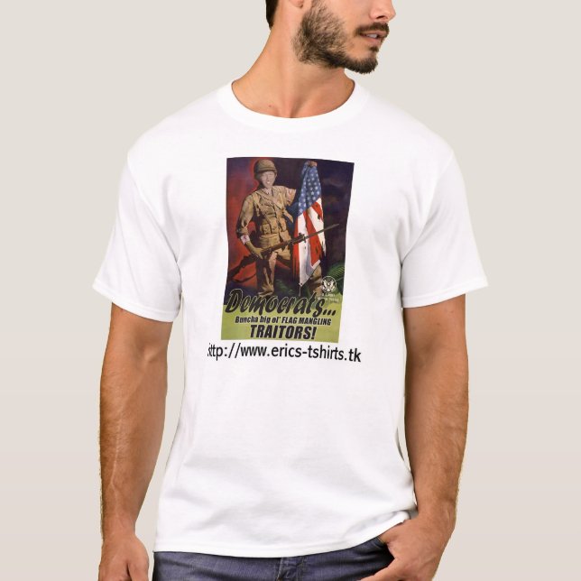 T-shirt Démocrate/traîtres (Devant)