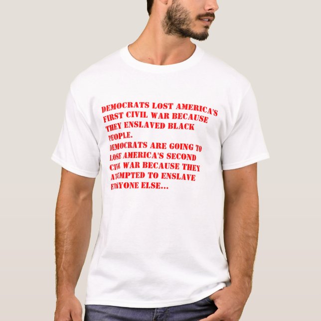 T-SHIRT DÉMOCRATES (Devant)