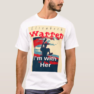 T-shirt Démocrates 2024 Je suis avec son vote pour les USA