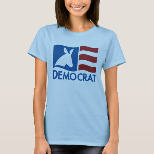 T-shirt Democratic de drapeau