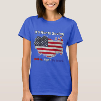 T-shirt Démocratie américaine : ça vaut le coup d'être sau