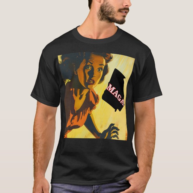 T-shirt Démocratie Anti Maga (Devant)