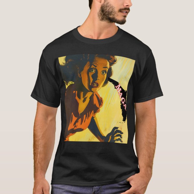T-shirt Démocratie anti-Maga (Devant)