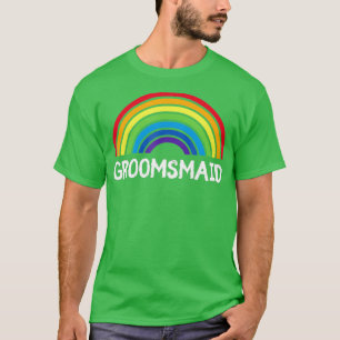 T-shirt Demoiselle d'honneur de mariage de femmes LGBT Gay