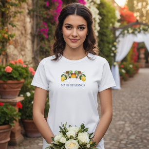 T-shirt Demoiselle d'honneur de mariage italien