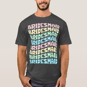 T-shirt Demoiselle d'honneur I Do Crew Rétro Enterrement d