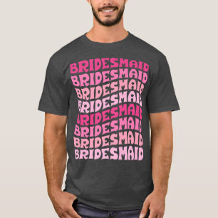 T-shirt Demoiselle d'honneur I Do Crew Rétro Enterrement d
