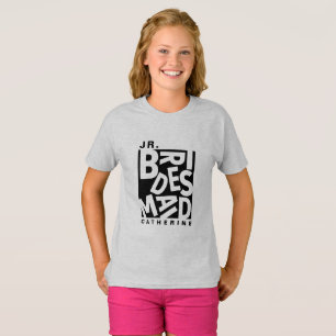 T-shirt Demoiselle d'honneur Junior Jr., cortège de mariag