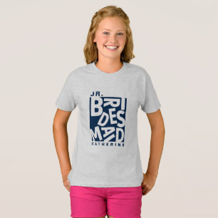 T-shirt Demoiselle d'honneur Junior Jr., cortège de mariag