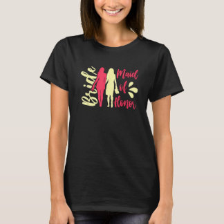 T-shirt Demoiselle d'Honneur Mariée Bridal Enterrement de 