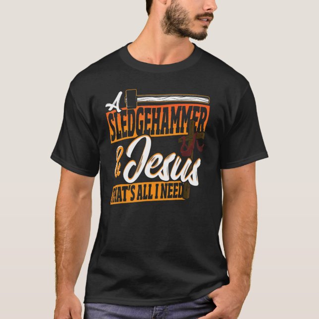 T-shirt Démolition de maisons pour l'amélioration de maiso (Devant)