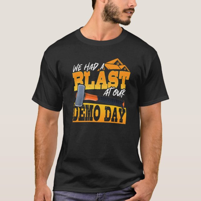 T-shirt Démolition de maisons pour l'amélioration des mais (Devant)