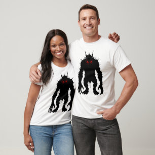 T-shirt Démon de l'ombre Monstre Yeux rouges Horreur cadea