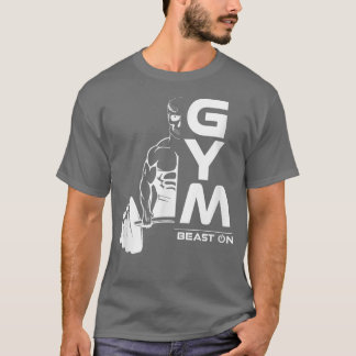 T-shirt Démon Deadlift Beast Demon Sur Gym Motivation Fitn