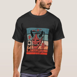 T-shirt Demon japonais Oni Masque japonais Folklore Mythol