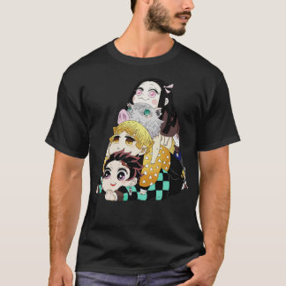 T-shirt Demon Slayer Nezuko Kimetsu No Yaiba Anime Shirt 