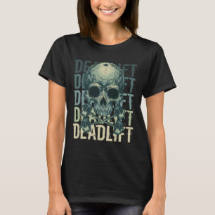 T-shirt Démontage Skull Skeleton Exercice Powerlifting Gym