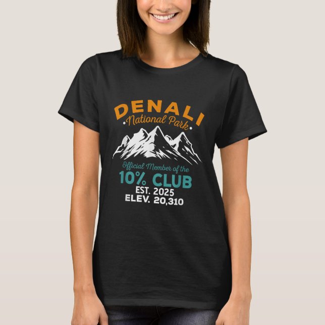 T-shirt Denali 10% Club Randonnée Adventure Est 2025 (Devant)