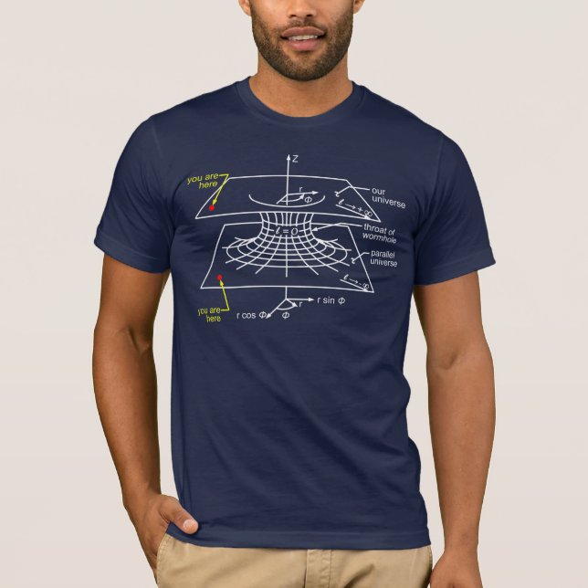 T-shirt d'enchevêtrement de Quantum (Devant)