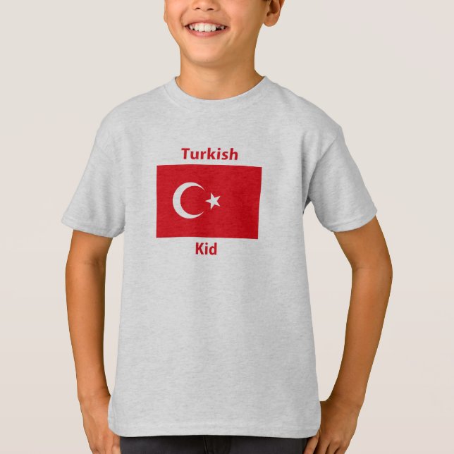 T-shirt d'enfant de turc (Devant)