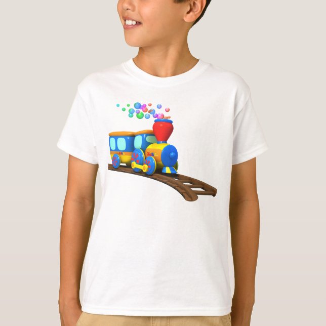 T-shirt d'enfant en bas âge de train de TuTiTu (Devant)