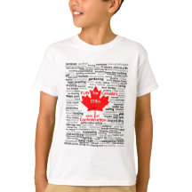 T-shirt d'enfants de jeu du Canada 150