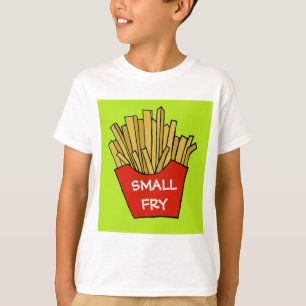 T-shirt d'enfants de pommes frites de petite
