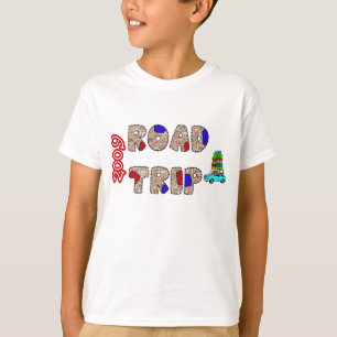 T-shirt d'enfants du voyage par la route 2009