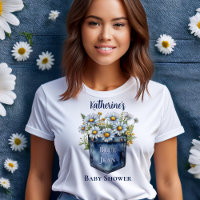Denim Blue Jean | Baby shower floral de Daisies